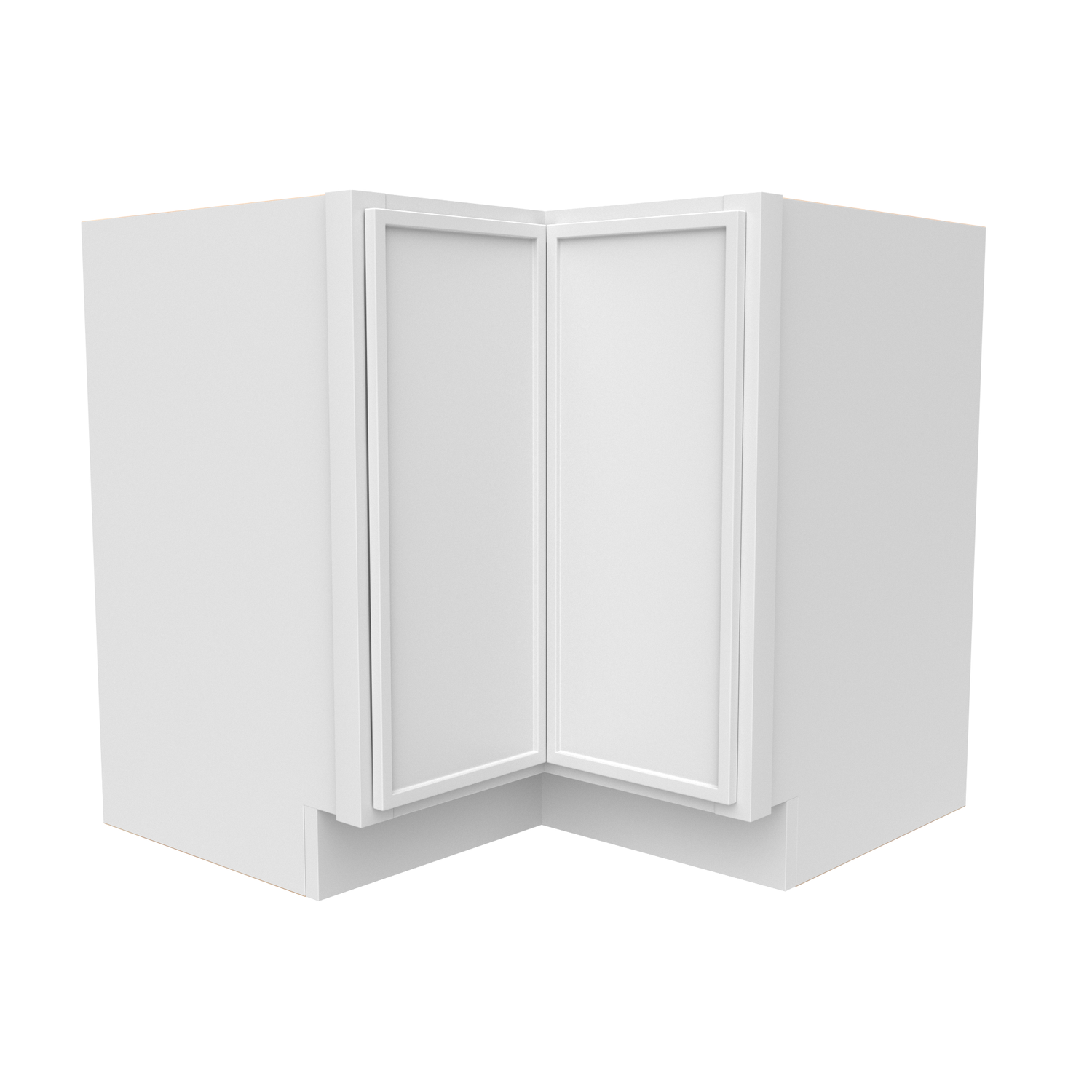 Slim Shaker Oatmeal - 36 Inch Lazy Susan Base Cabinet - 36" Width x 34.5" Height x 24" Depth