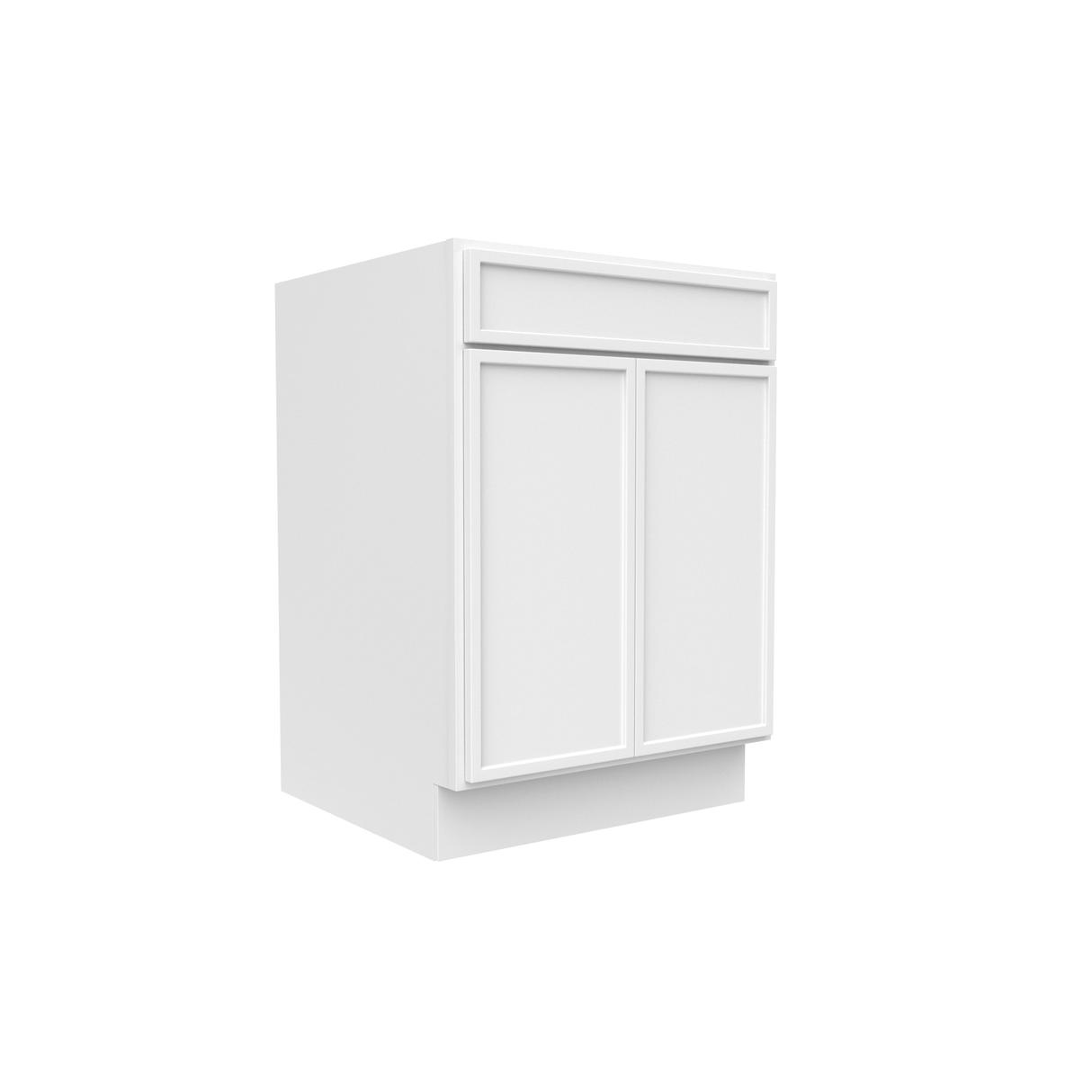 Slim Shaker Oatmeal - 24 Inch Sink Base Cabinet - 24" Width x 34.5" Height x 24" Depth