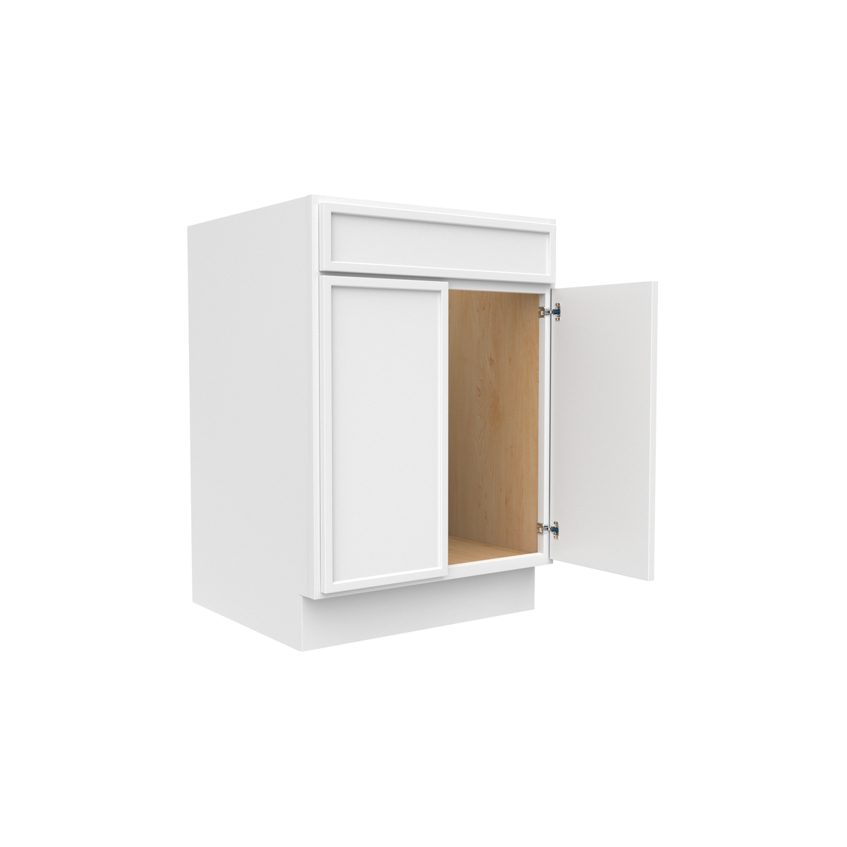 Slim Shaker Oatmeal - 24 Inch Sink Base Cabinet - 24" Width x 34.5" Height x 24" Depth