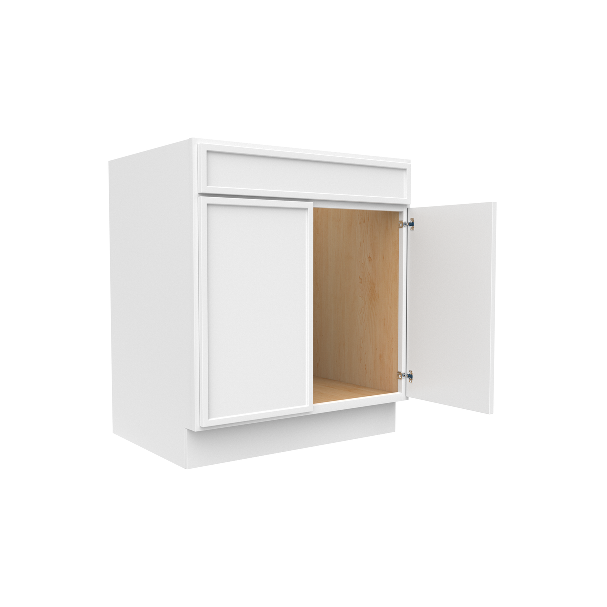 Slim Shaker Oatmeal - 30 Inch Sink Base Cabinet - 30" Width x 34.5" Height x 24" Depth