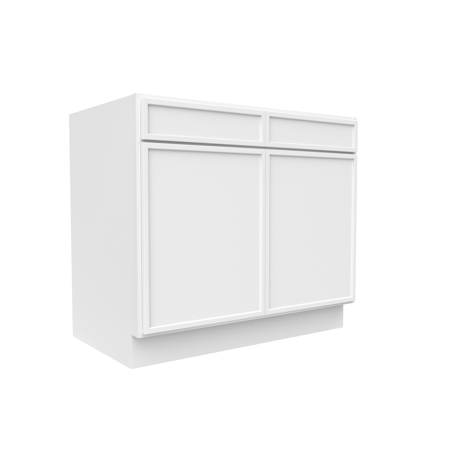 Slim Shaker Oatmeal - 39 Inch Sink Base Cabinet - 39" Width x 34.5" Height x 24" Depth