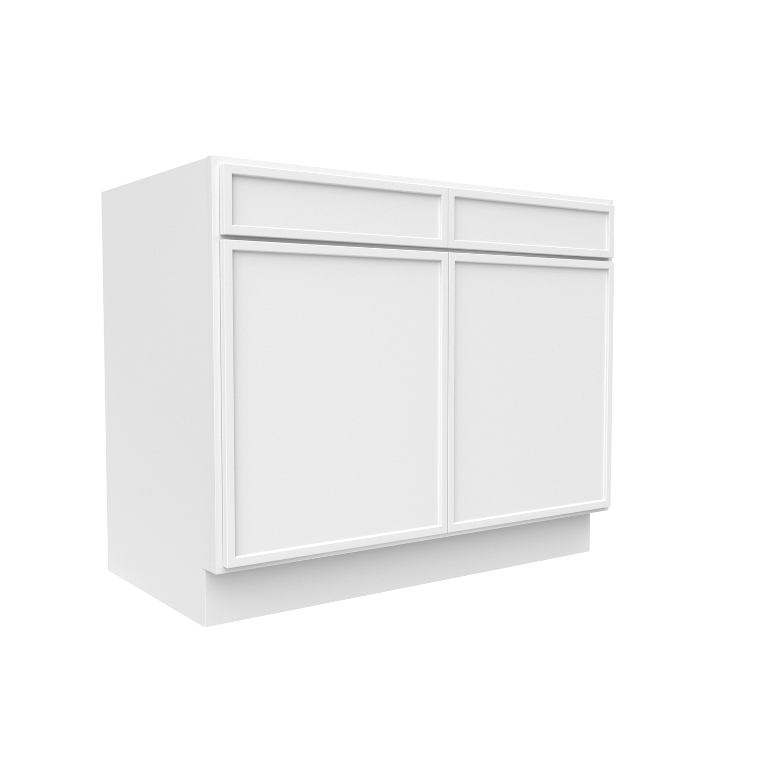 Slim Shaker Oatmeal - 42 Inch Sink Base Cabinet - 42" Width x 34.5" Height x 24" Depth