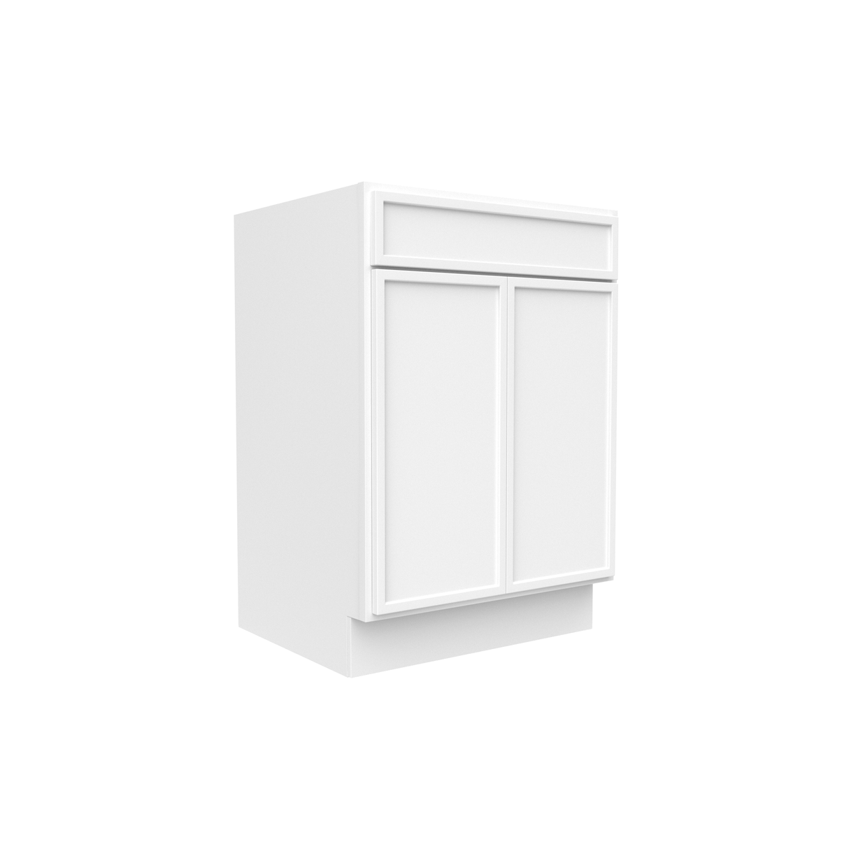 Slim Shaker Oatmeal - 24 Inch Vanity Sink Base Cabinet - 24" Width x 34.5" Height x 21" Depth