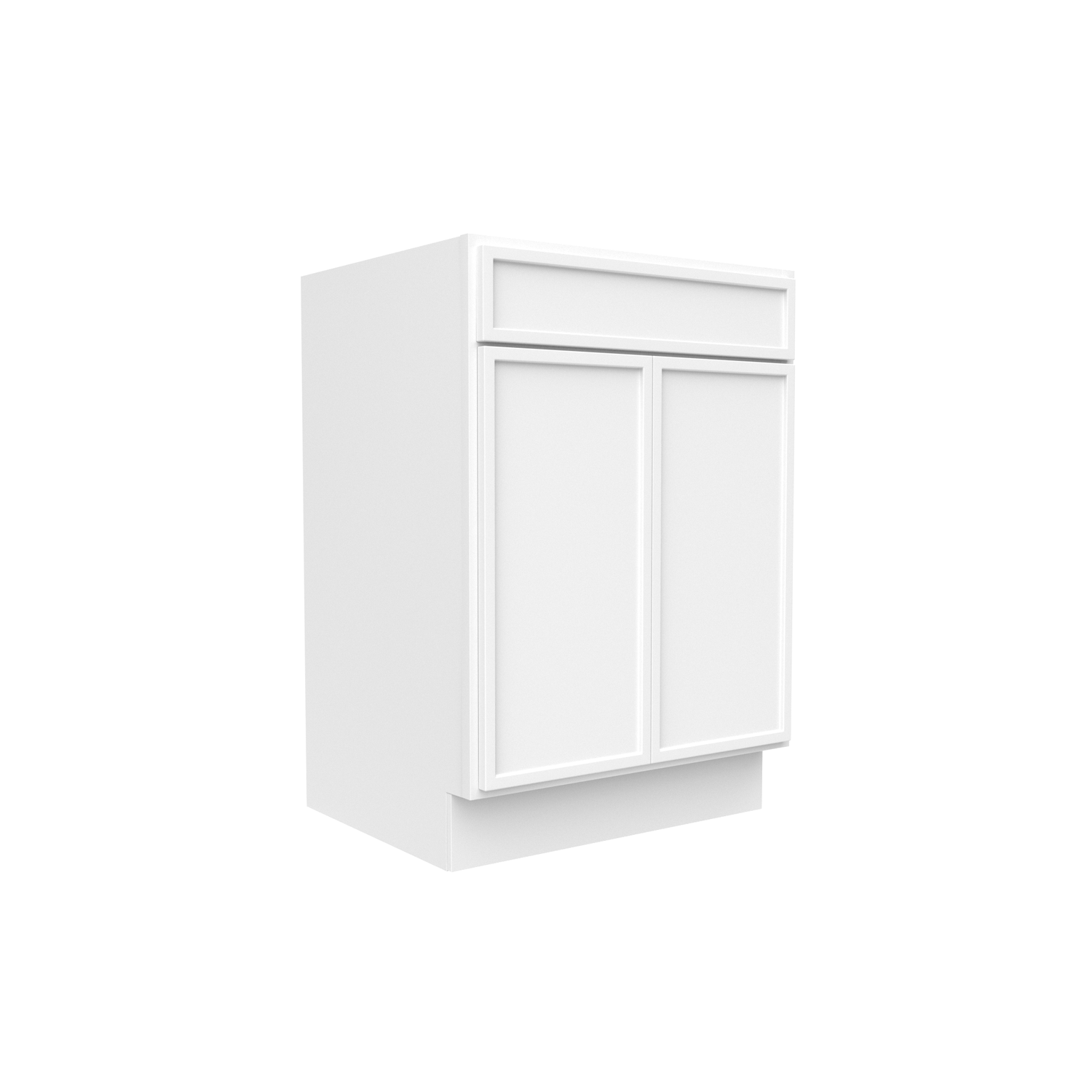 Slim Shaker Oatmeal - 24 Inch Vanity Sink Base Cabinet - 24" Width x 34.5" Height x 21" Depth