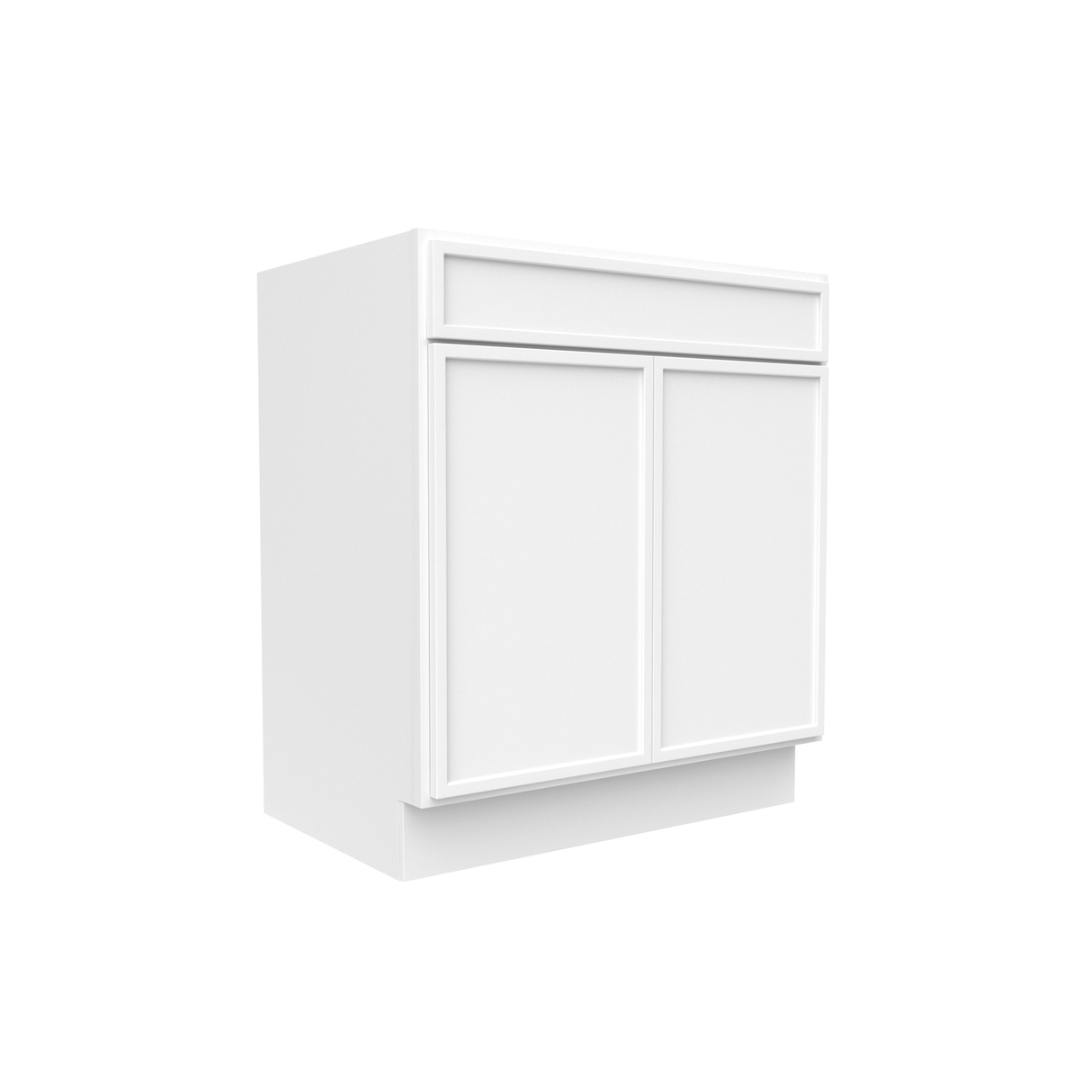 Slim Shaker Oatmeal - 30 Inch Vanity Sink Base Cabinet - 30" Width x 34.5" Height x 21" Depth