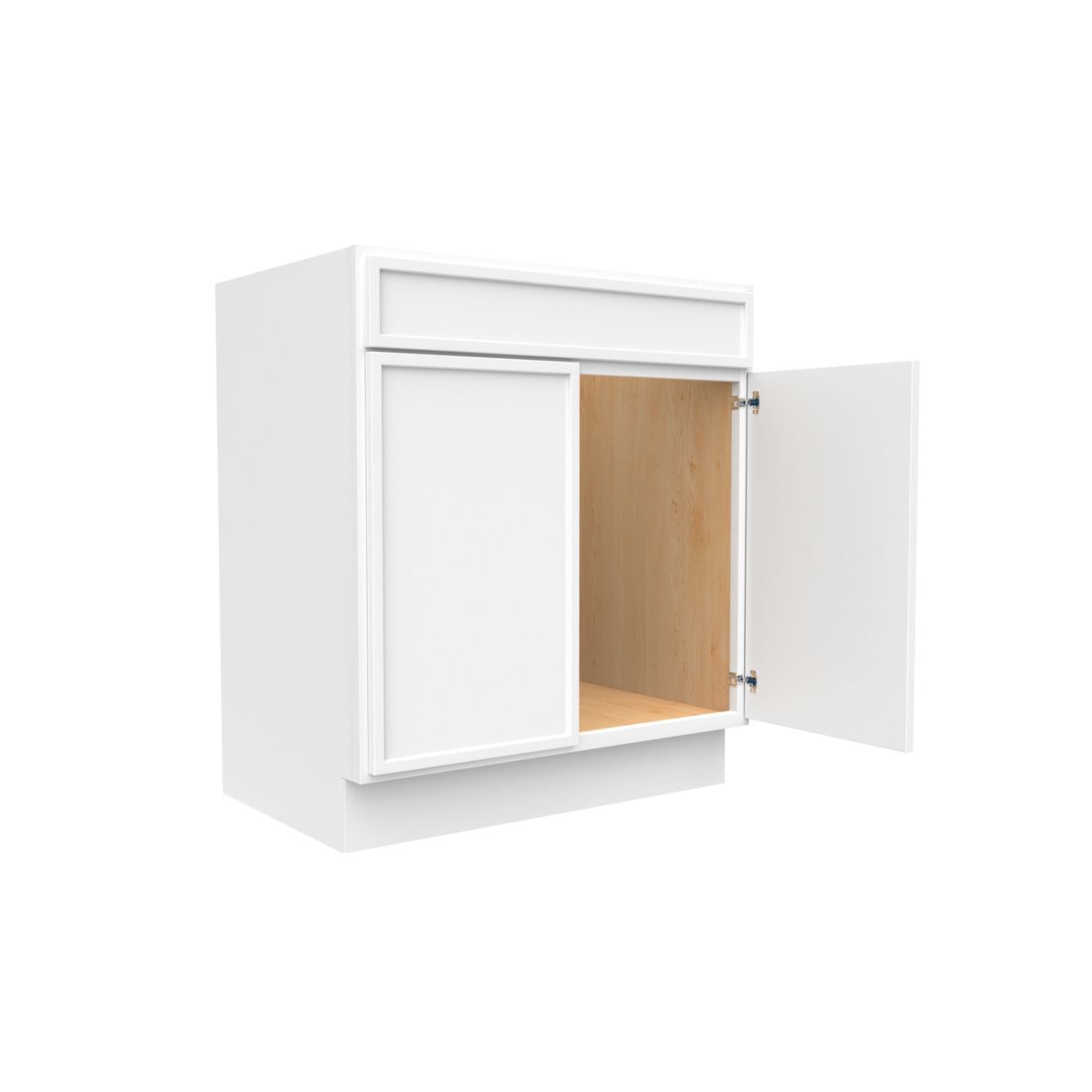 Slim Shaker Oatmeal - 30 Inch Vanity Sink Base Cabinet - 30" Width x 34.5" Height x 21" Depth