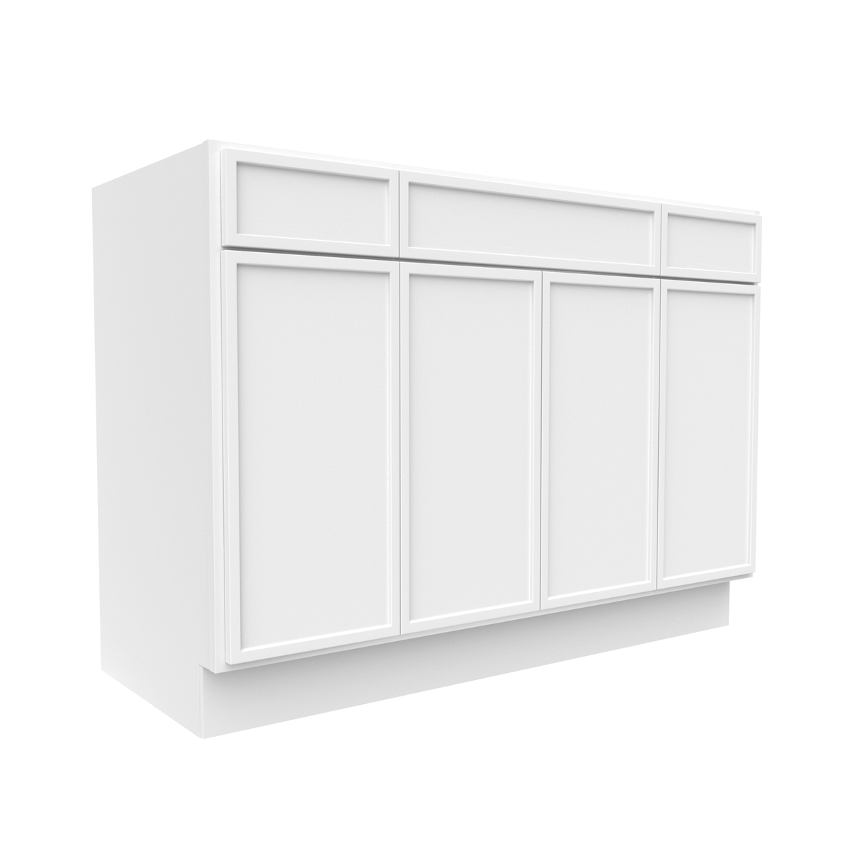 Slim Shaker Oatmeal - 48 Inch Vanity Consoles Cabinet - 48" Width x 34.5" Height x 21" Depth