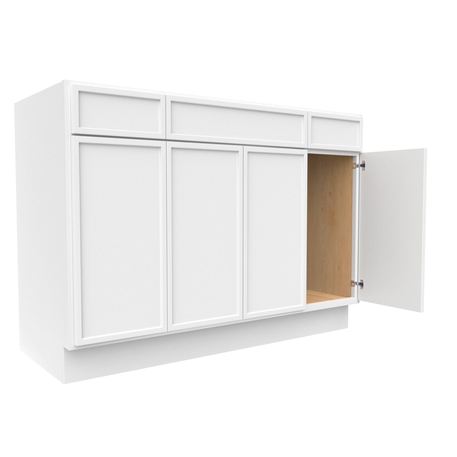 Slim Shaker Oatmeal - 48 Inch Vanity Consoles Cabinet - 48" Width x 34.5" Height x 21" Depth