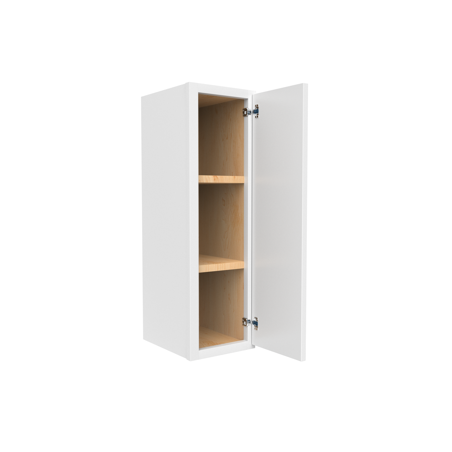 Slim Shaker Oatmeal - 9 Inch Height Single Door Wall Cabinet - 9" Width x 30" Height x 12" Depth