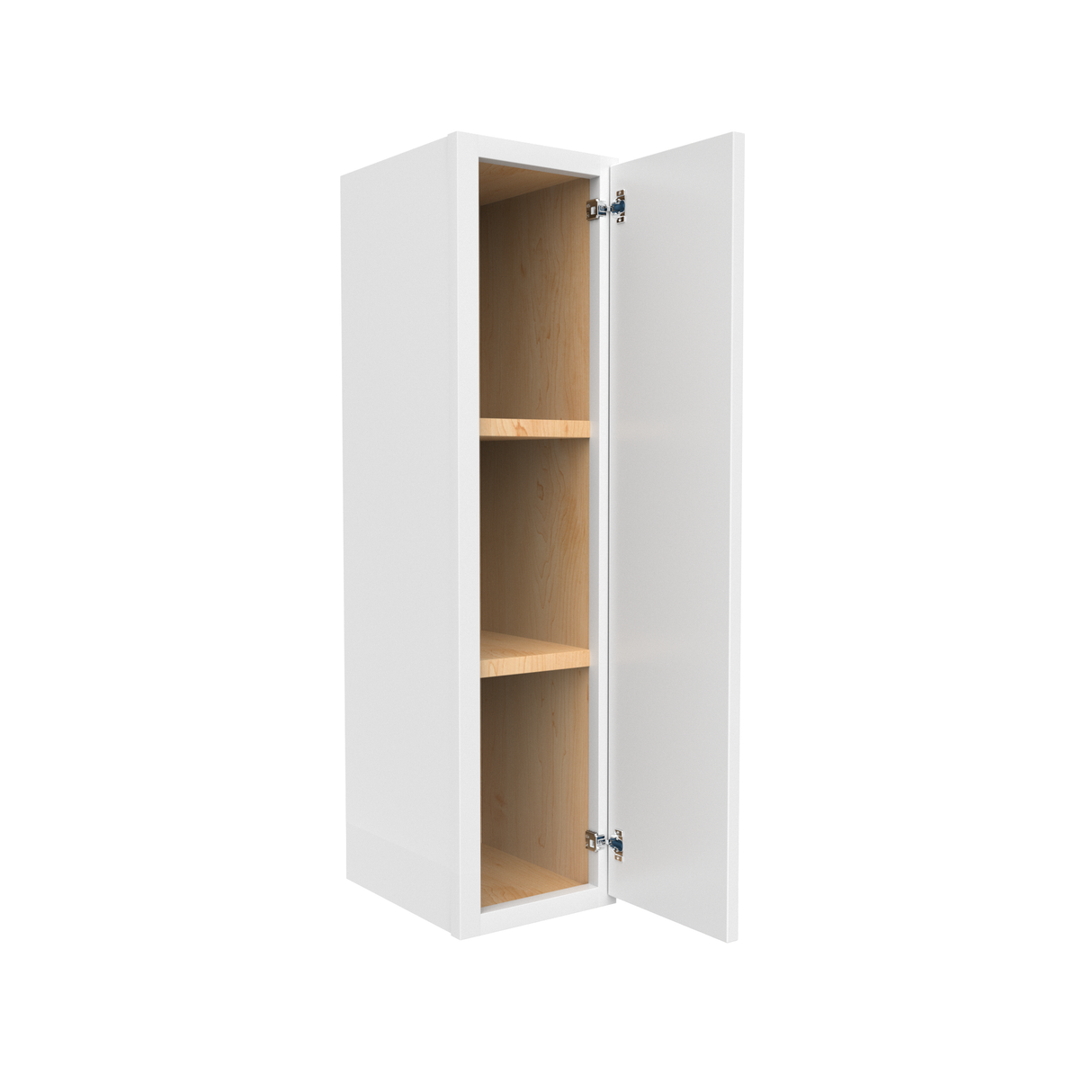 Slim Shaker Oatmeal - 9 Inch Height Single Door Wall Cabinet - 09" Width x 36" Height x 12" Depth