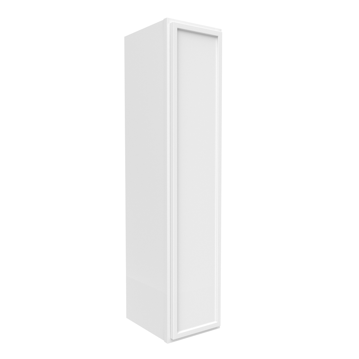 Slim Shaker Oatmeal - 9 Inch Height Single Door Wall Cabinet - 09" Width x 42" Height x 12" Depth