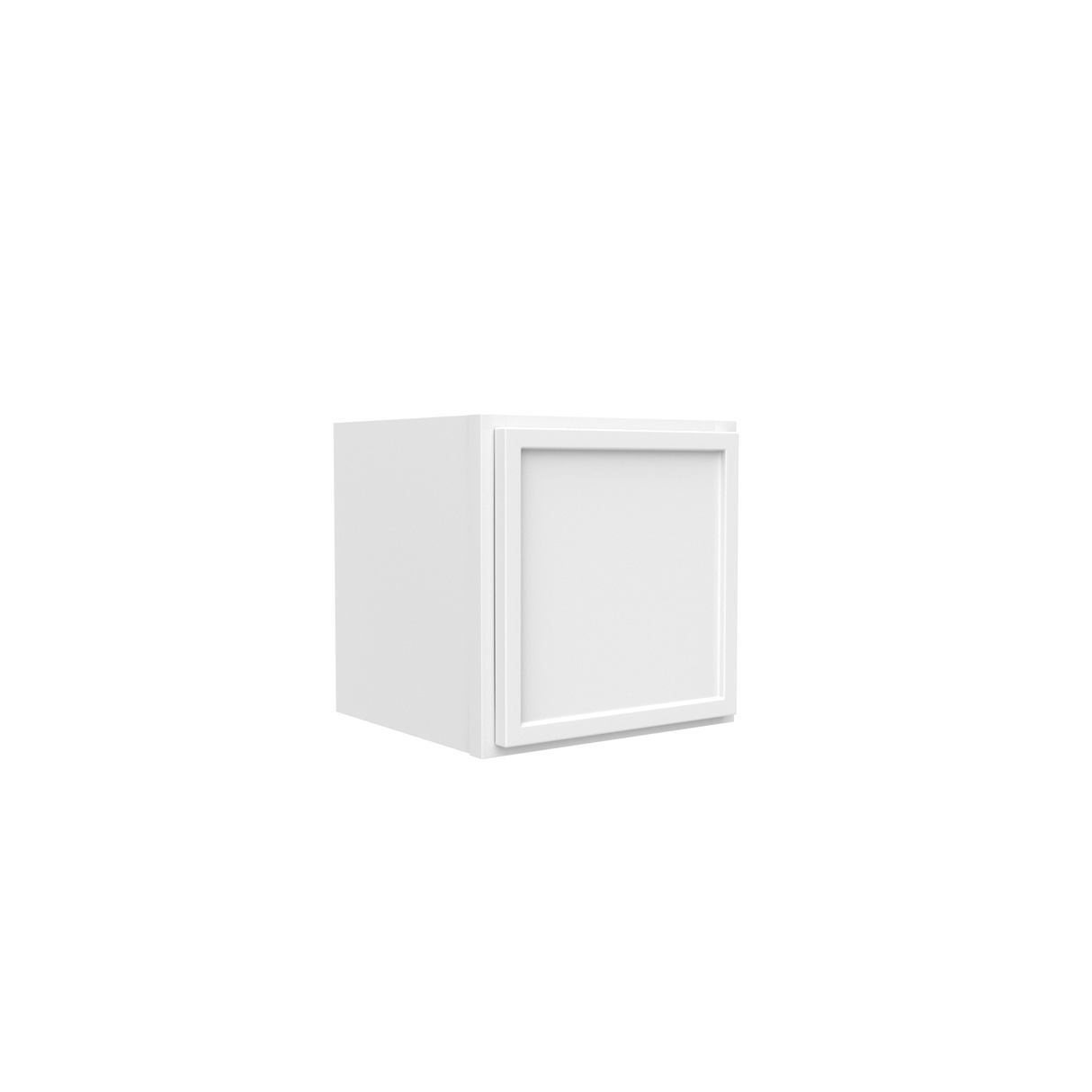RTA - Slim Shaker Oatmeal - Single Door Wall Cabinets - 12"W x 12"H x 12"D