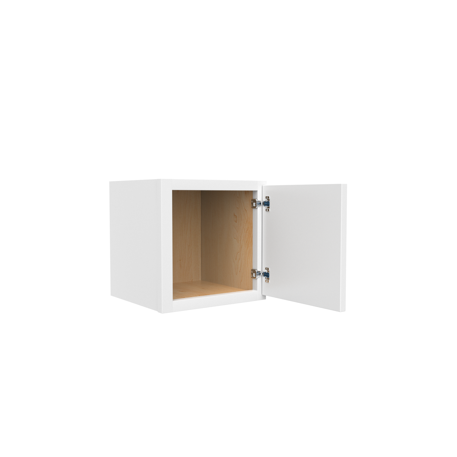 RTA - Slim Shaker Oatmeal - Single Door Wall Cabinets - 12"W x 12"H x 12"D