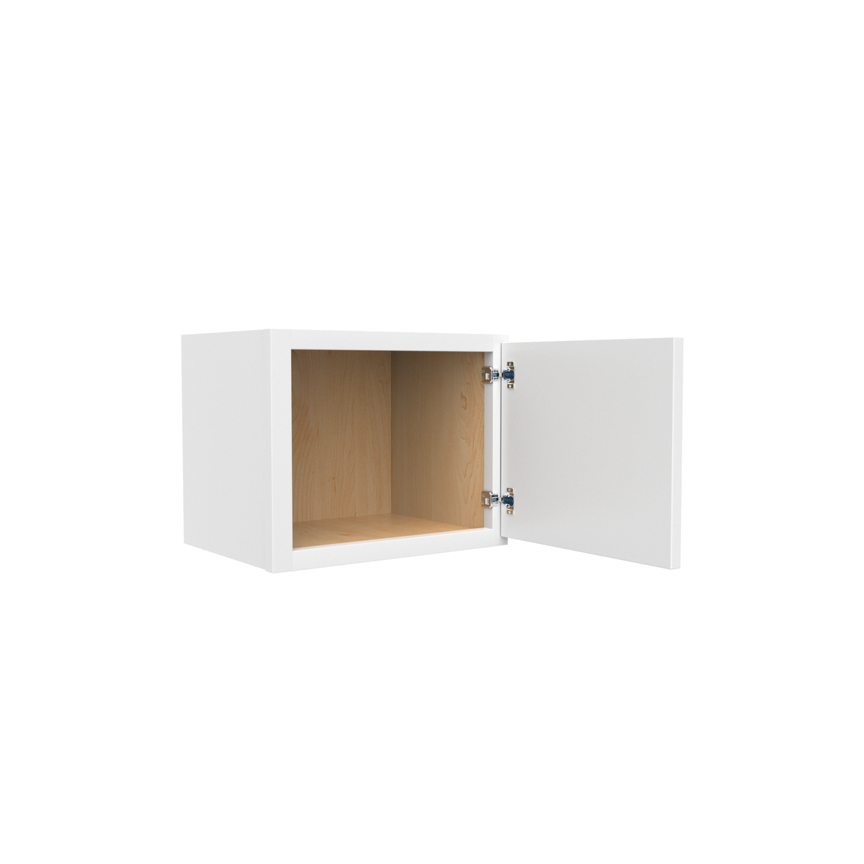 RTA - Slim Shaker Oatmeal - 12"Height Single Door Wall Cabinets - 15"W x 12"H x 12"D