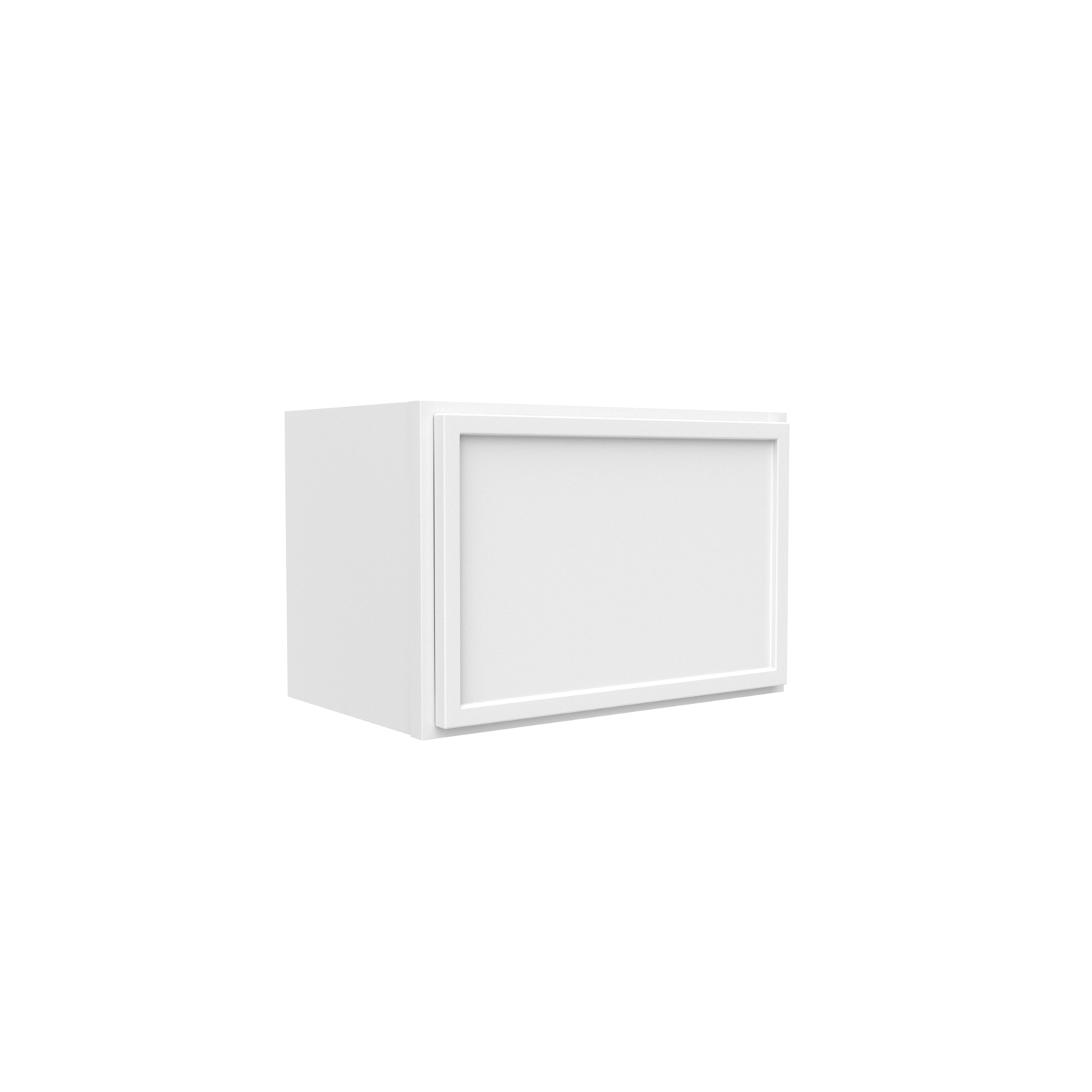 RTA - Slim Shaker Oatmeal - Single Door Wall Cabinets - 18"W x 12"H x 12"D
