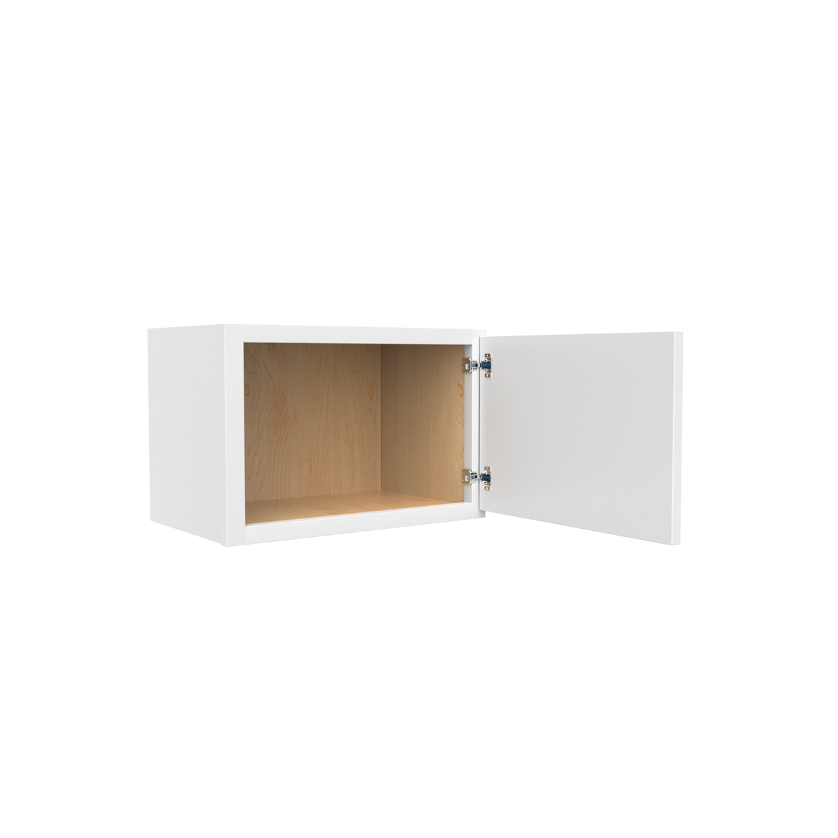 RTA - Slim Shaker Oatmeal - Single Door Wall Cabinets - 18"W x 12"H x 12"D