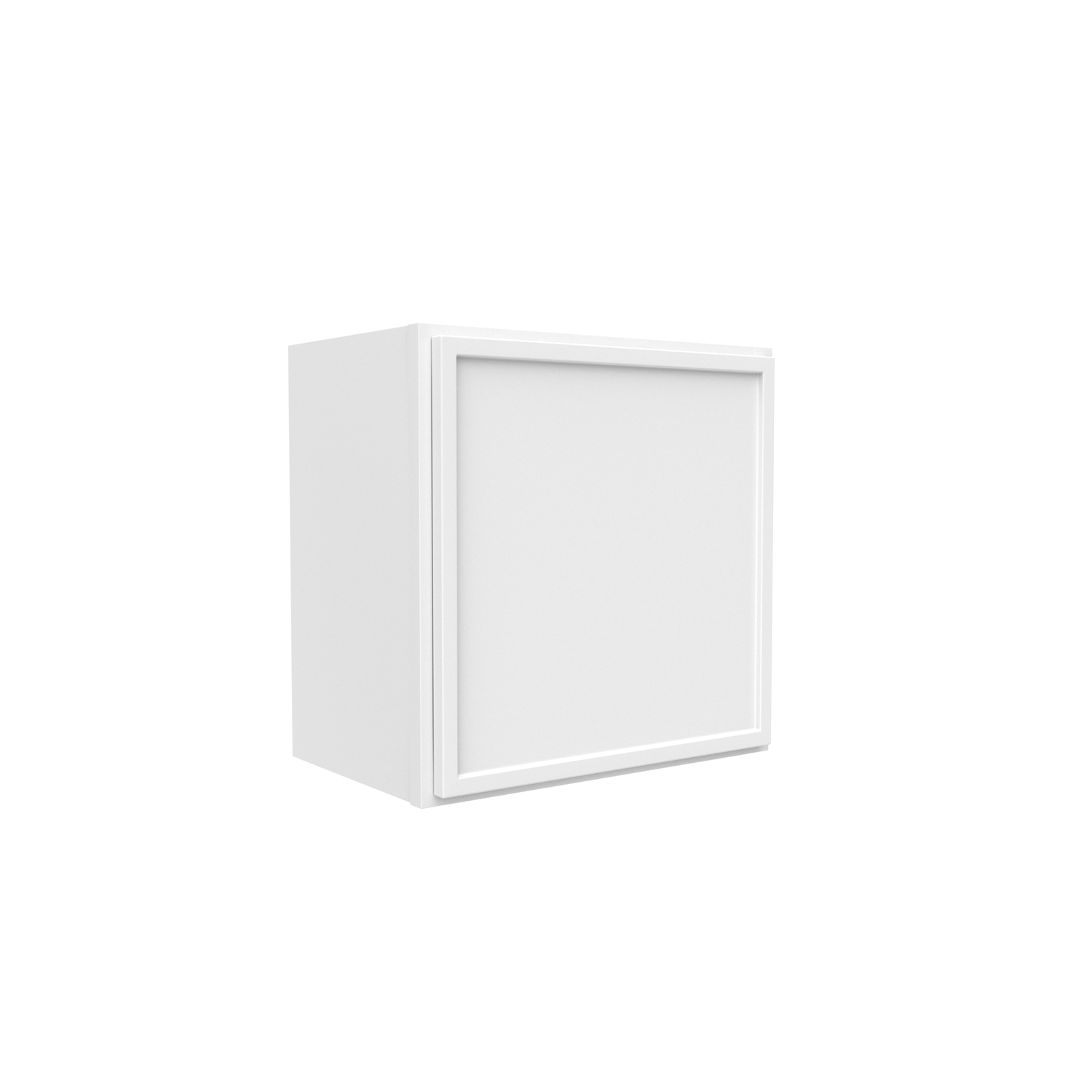 Slim Shaker Oatmeal - 18 Inch Height Single Door Wall Cabinet - 18" Width x 18" Height x 12" Depth