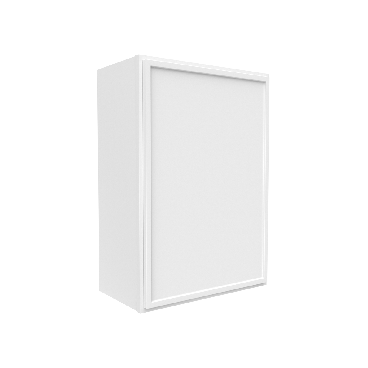 Slim Shaker Oatmeal - 21 Inch Height Single Door Wall Cabinet - 21" Width x 30" Height x 12" Depth