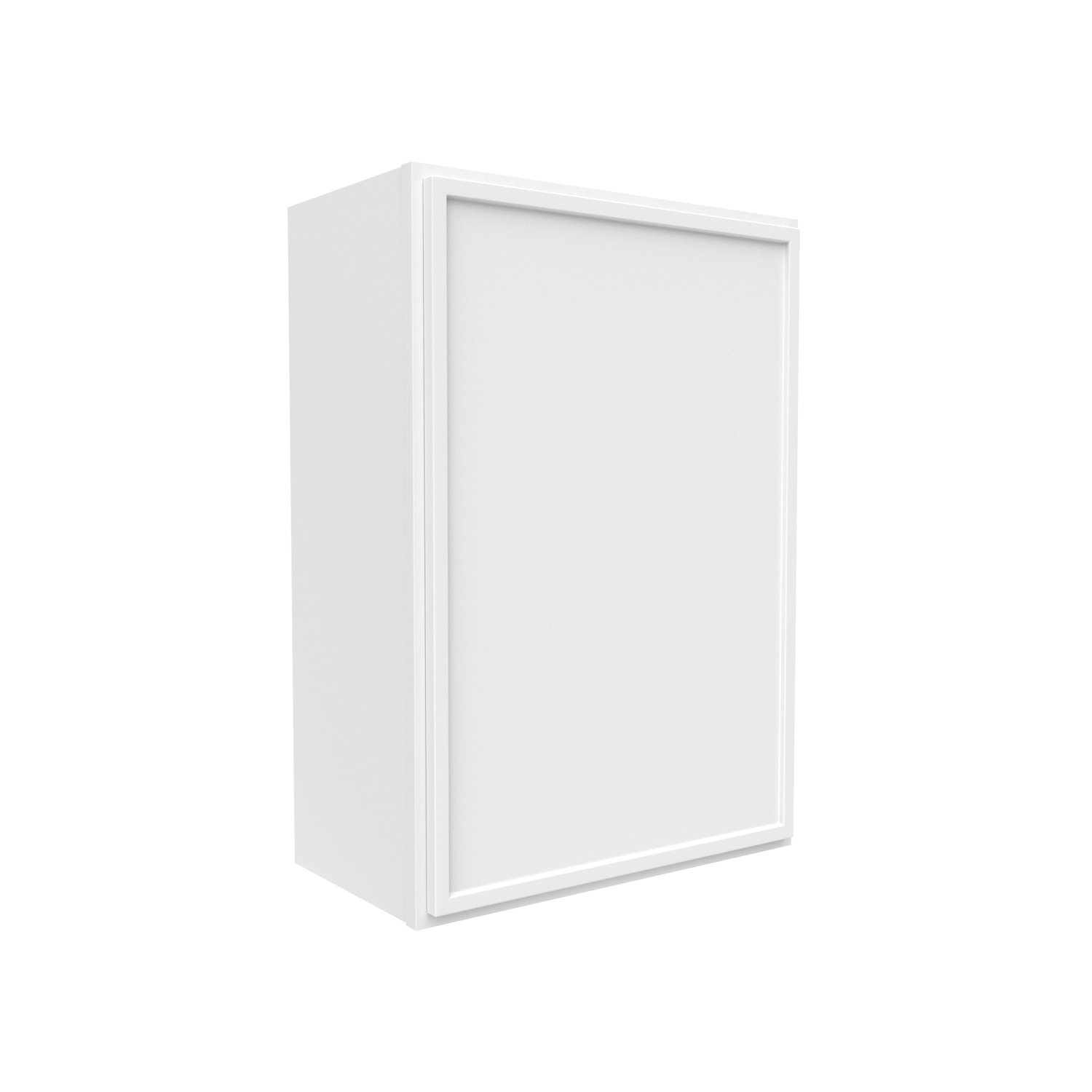 Slim Shaker Oatmeal - 21 Inch Height Single Door Wall Cabinet - 21" Width x 30" Height x 12" Depth