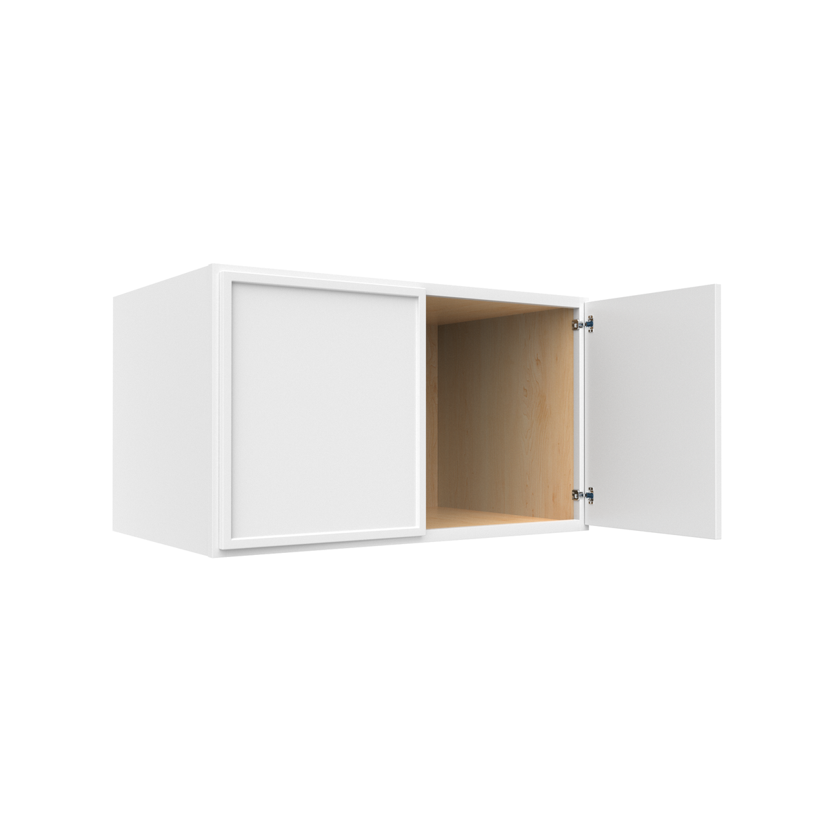 Slim Shaker Oatmeal - 36 Inch Deep Double Door Wall Cabinet - 36" Width x 21" Height x 24" Depth