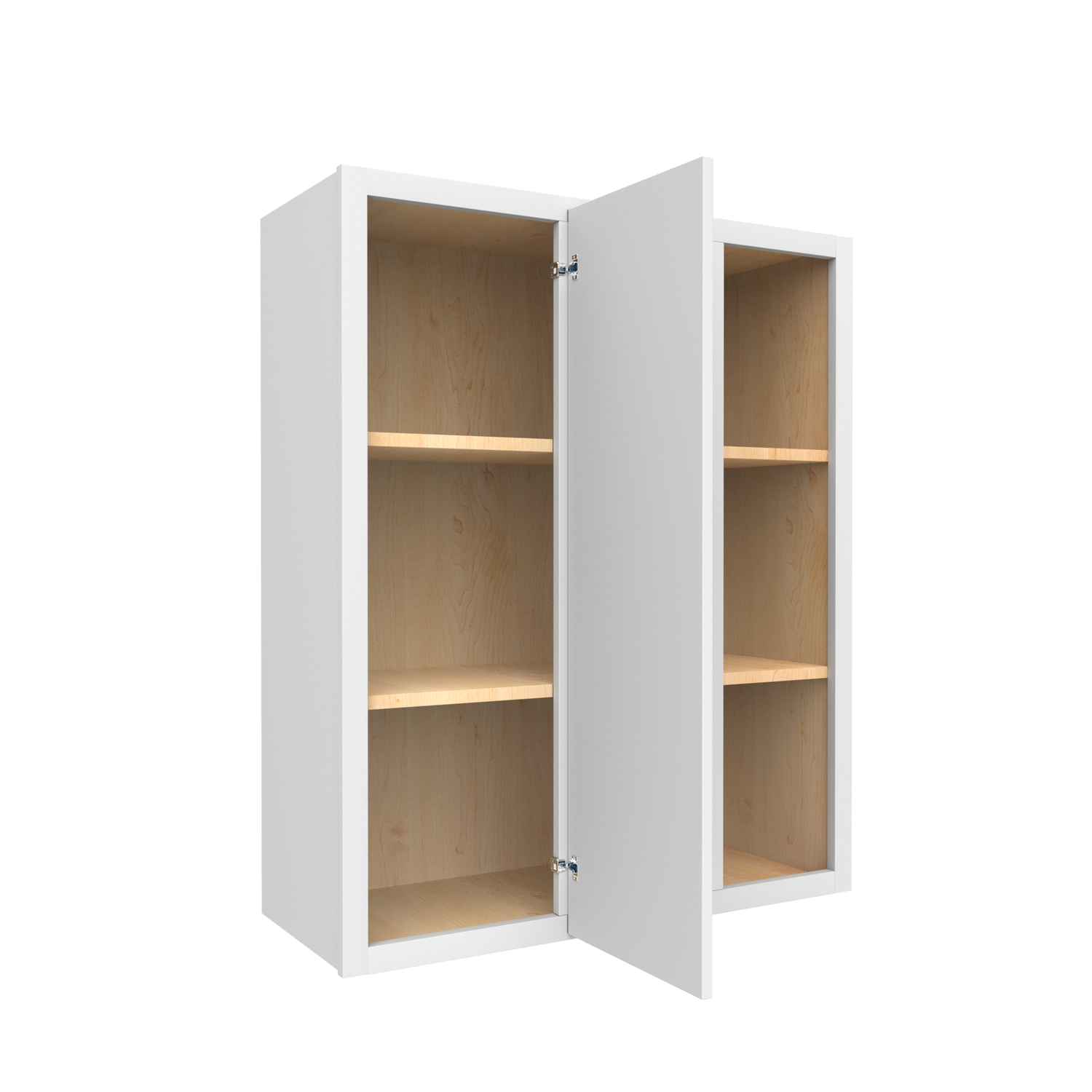 Slim Shaker Oatmeal - 30x36 Inch Wall Blind Corner Wall Cabinet - 30" Width x 36" Height x 12" Depth