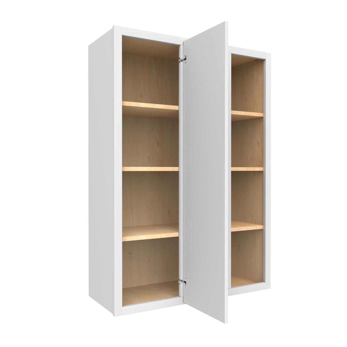 Slim Shaker Oatmeal - 30x42 Inch Wall Blind Corner Wall Cabinet - 30" Width x 42" Height x 12" Depth
