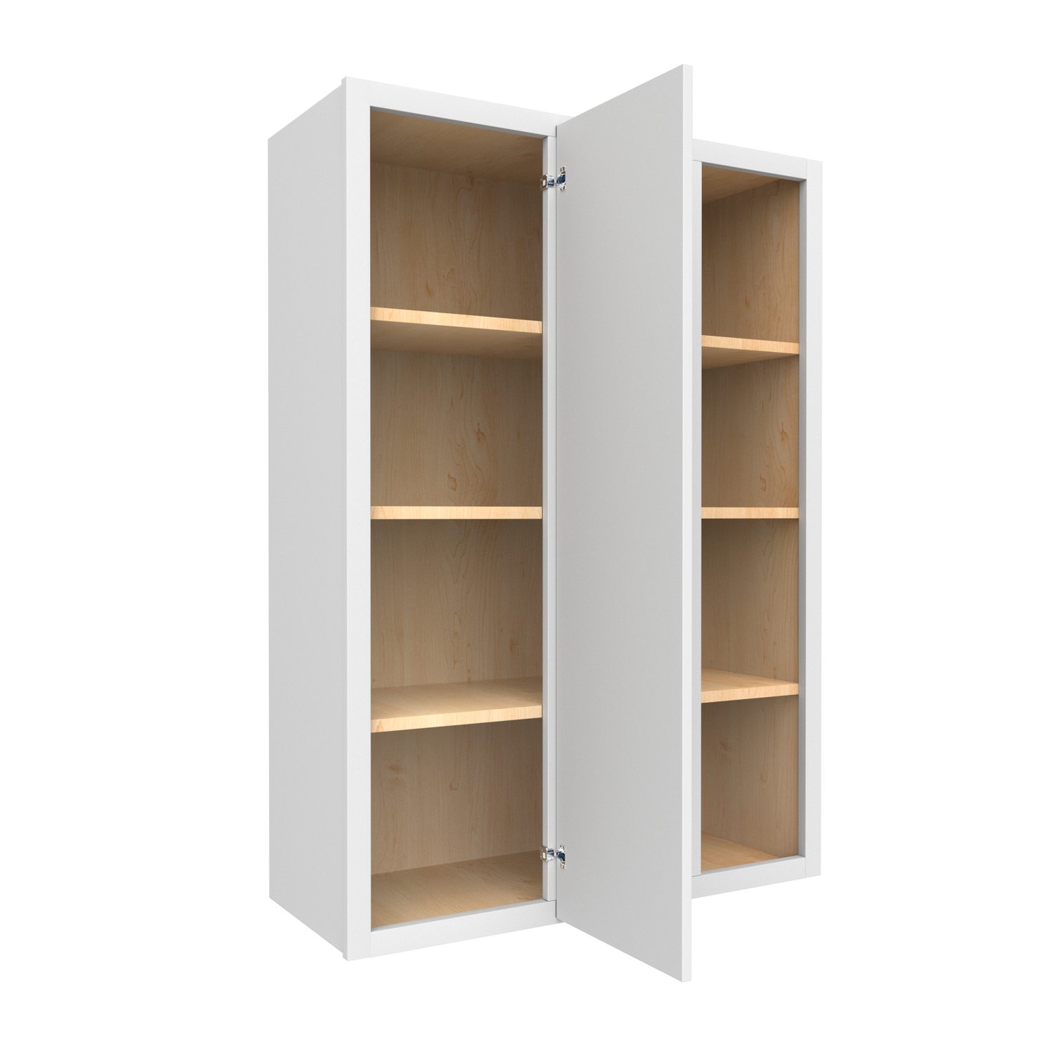 Slim Shaker Oatmeal - 30x42 Inch Wall Blind Corner Wall Cabinet - 30" Width x 42" Height x 12" Depth