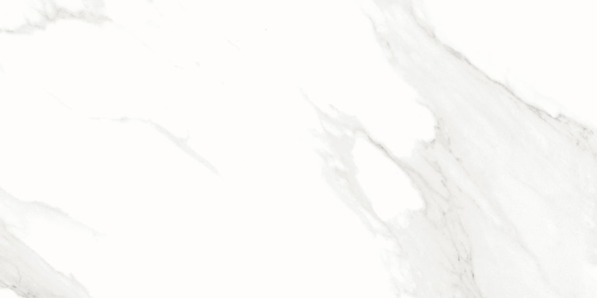 Statuario Mercury 12 in. x 24 in. x 8.5 mm Matt Porcelain Tile - Floor and Wall Tile (15.50 sq. ft./Case & 8 PCS/Case)