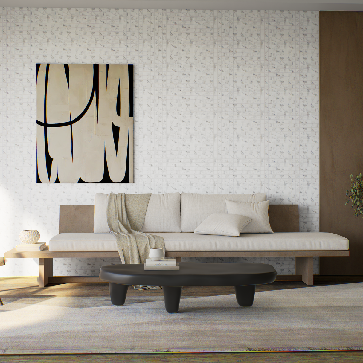 2 x 2 in Lumino Bianco Matte Glazed Porcelain Mosaic