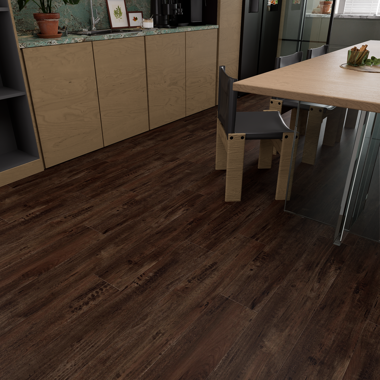 Luxury Vinyl Plank - Capitol Hill With Square Edge - 4' x 7-1/4" x 2mm, 12 Mil Wear Layer - District Pro collection