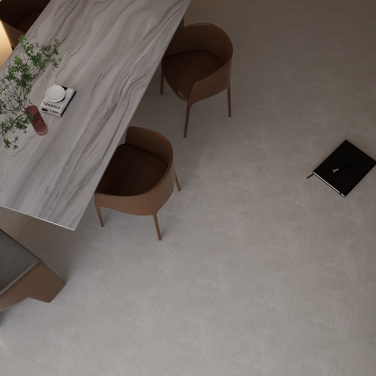 13 x 13 in Locale Glacier Matte Pressed Glazed Porcelain Tile