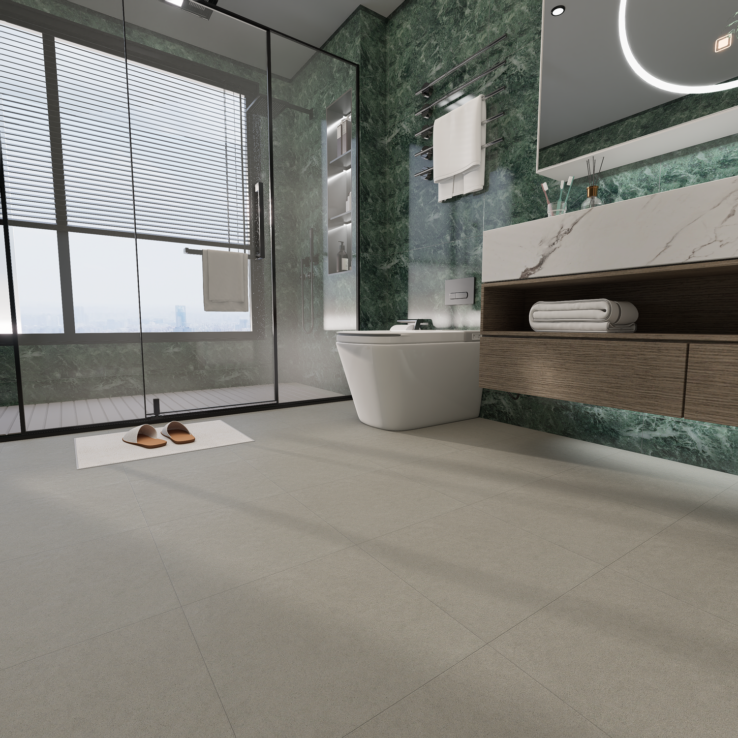 13 x 13 in Artifact Sienna Matte Pressed Glazed Porcelain Tile