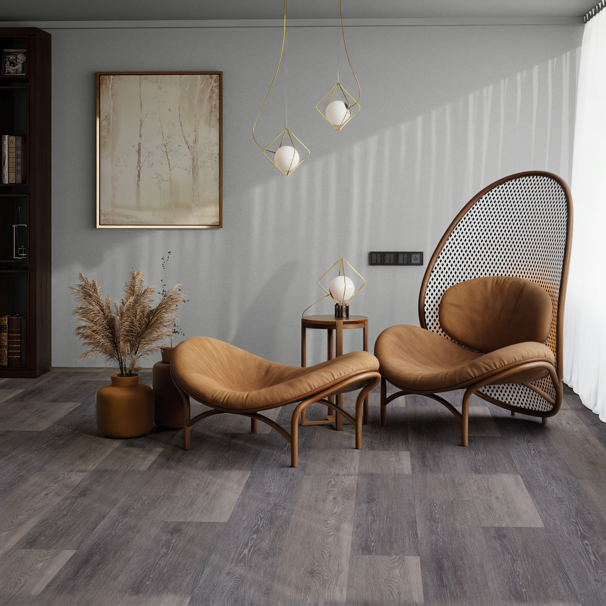 COREtec Plus 7 Plank VV024-00706 Waterproof Rigid Core, Alabaster Oak WPC Luxury Vinyl Floor Plank 7" x 48" x 8mm