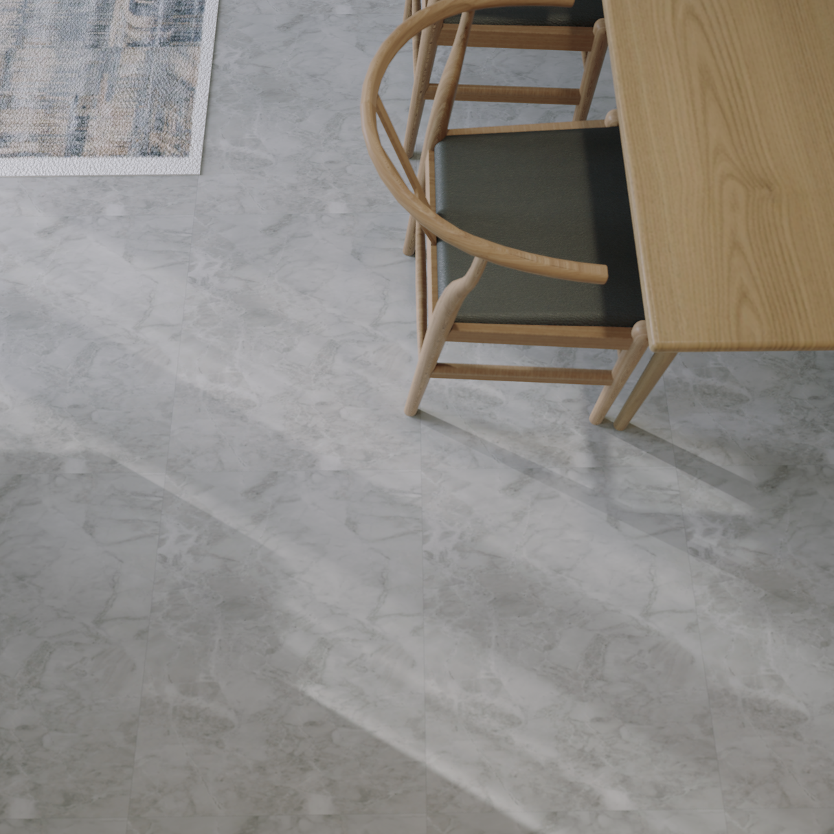12 x 24 in Lumino Grigio Heritage Texture Pressed Glazed Porcelain Tile