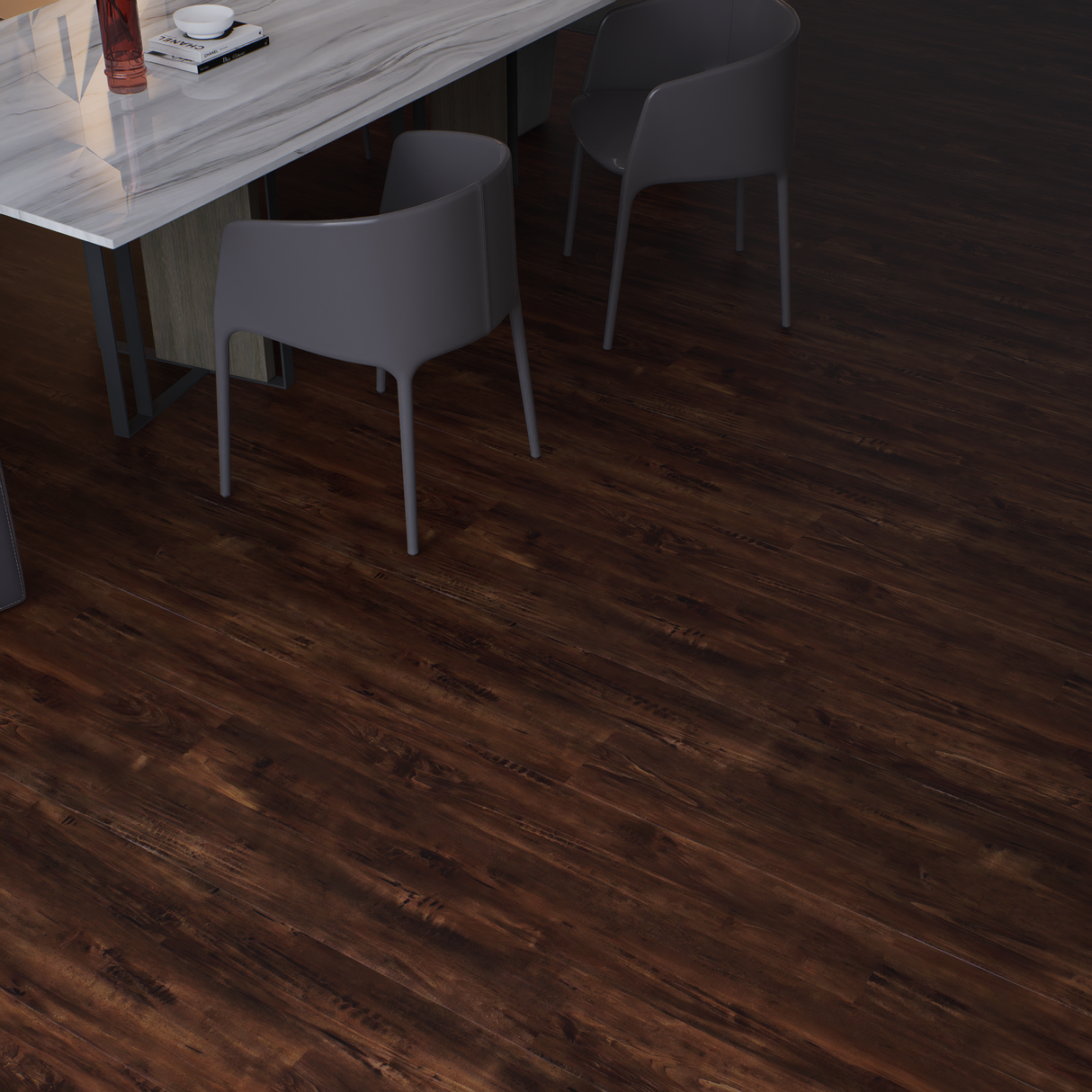 Luxury Vinyl Plank - Clayton With Square Edge - 4' x 7-1/4" x 2mm, 6 Mil Wear Layer - District collection (48.33 Sq. Ft./Box)