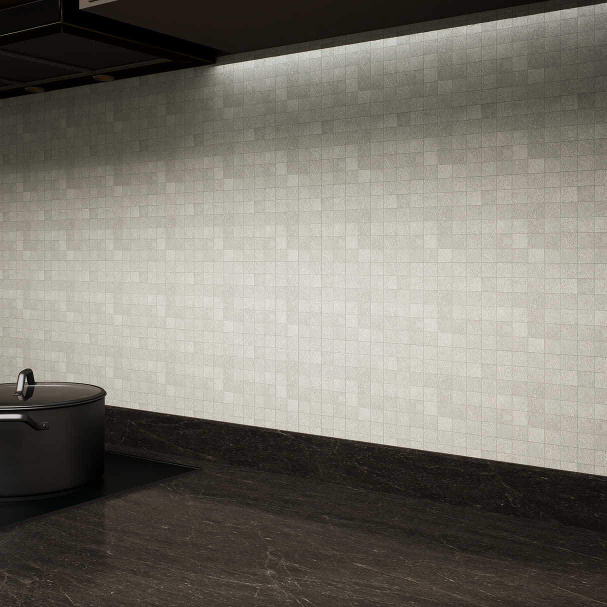 2 x 2 in Locale Glacier Matte Glazed Porcelain Mosaic