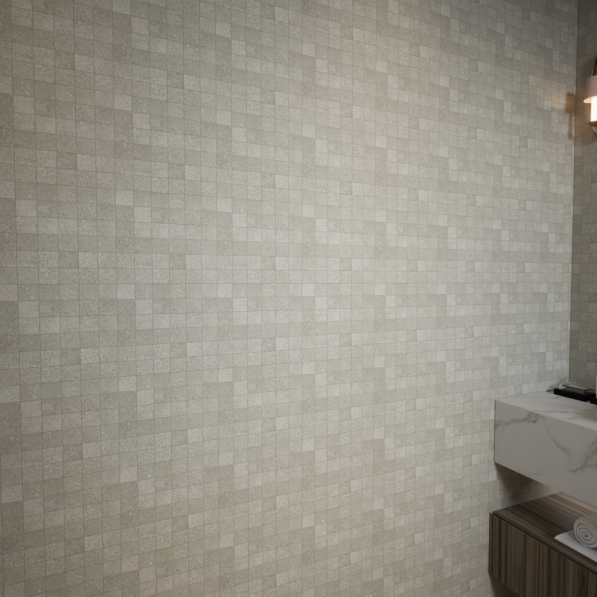 2 x 2 in Locale Forge Matte Glazed Porcelain Mosaic