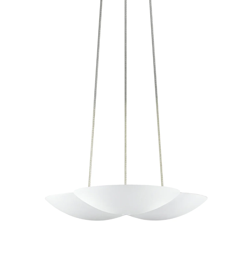 2738.98-J20 - Sonneman - Cloud LED Pendant Light - Textured White - Upward Recessed Light - 12.5 in W x 12.5 in D x 1.25 in H