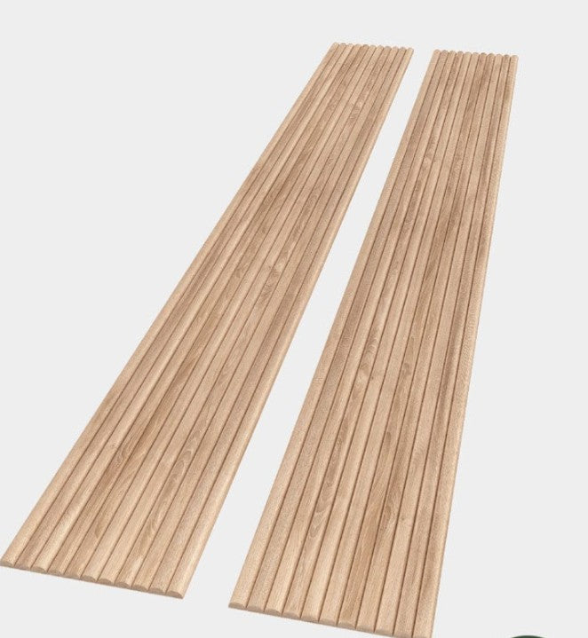 Flutto Flexible Tambour Wood Panels - Oak - Small - 47.24" x 23.62" - FluttoTambourOakSmall