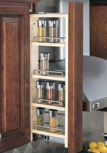 Rev-A-Shelf 6 in. W x 30 in. H Pull-Out Between Cabinet Wall Filler - 432-WF-6C