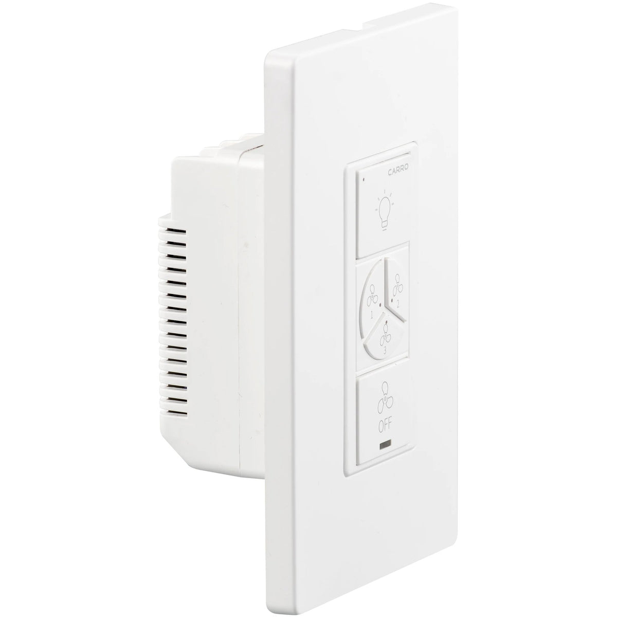 Pilot Smart Wall Switch For Ceiling Fans(1-Gang), Google Assistant, and Siri Shortcuts, Works with Amazon Alexa