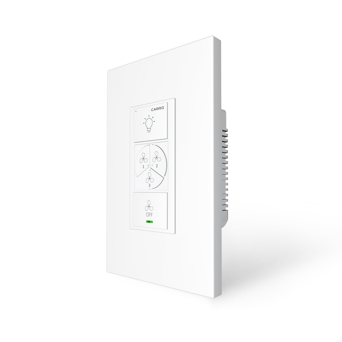 Pilot Smart Wall Switch For Ceiling Fans(1-Gang), Google Assistant, and Siri Shortcuts, Works with Amazon Alexa
