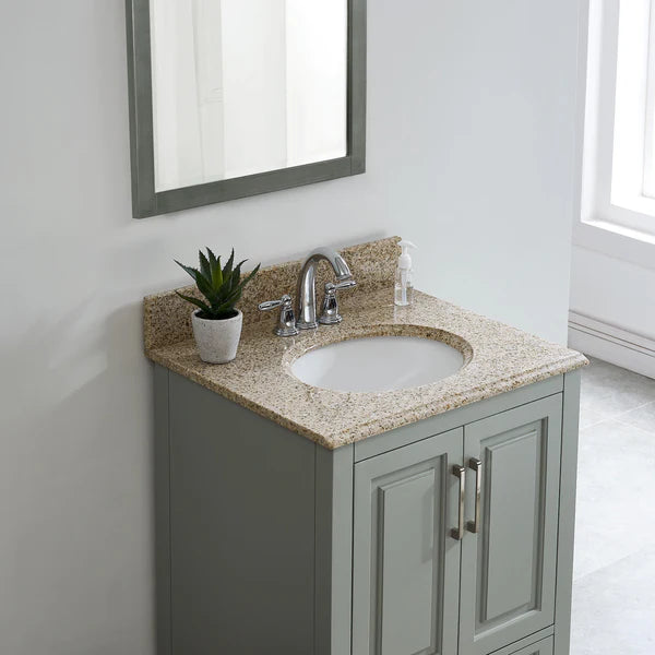 25 in x 22 in Desert Gold Granite Vanity Top