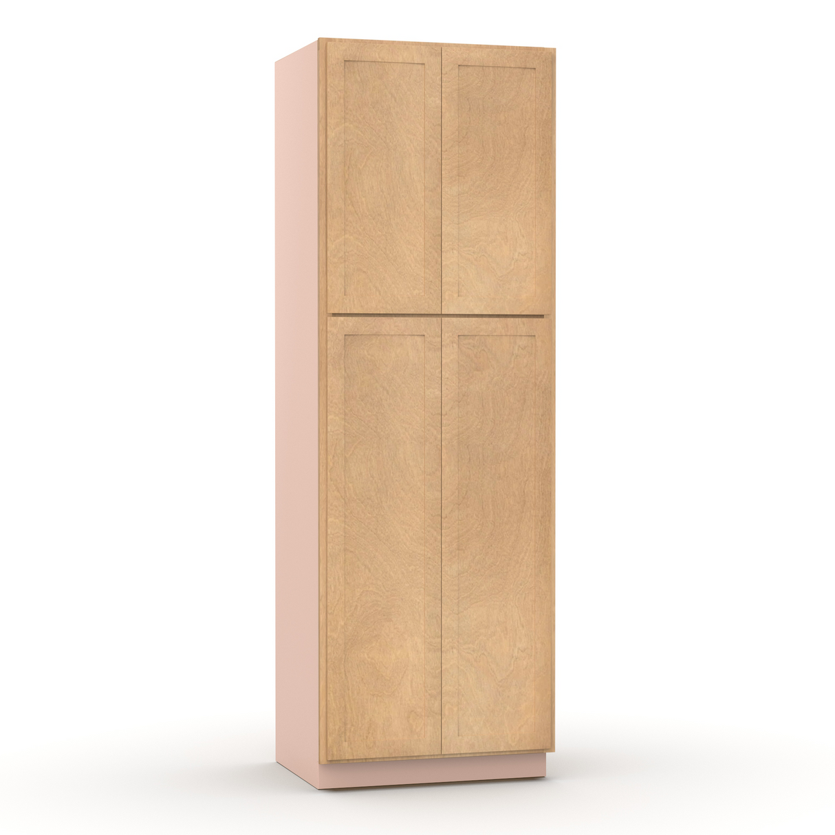Liberty Shaker Karamel - 30 Inch Double Door Pantry Tall Cabinet - 30" Width x 90" Height x 24" Depth