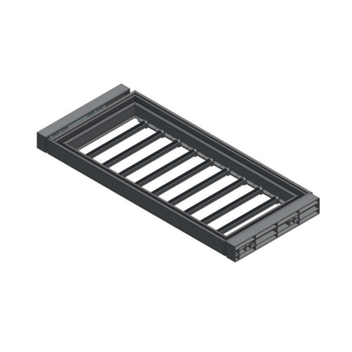 Homestead Oak Closets - 30" Tie Rack - 30" Width  x 13.625" Depth