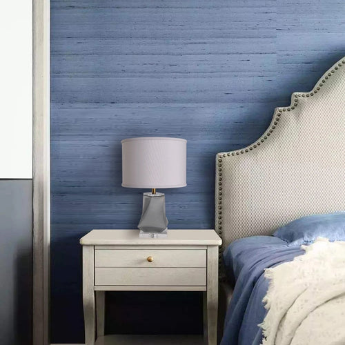 Kala Little Twist Frosted Glass Table Lamp 24" - Smoke Gray