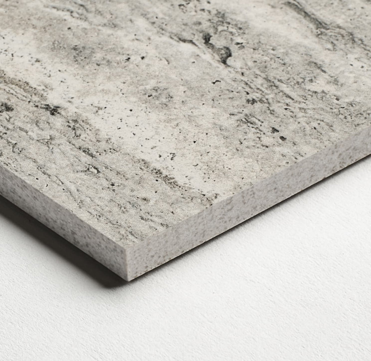 12 x 24 in Majesto Travertino Titanium Honed Rectified Colorsync Porcelain Tile surface