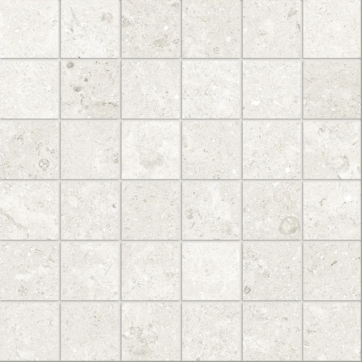 2 x 2 in Coliseo Pearl Matte Glazed Porcelain Mosaic