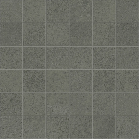 2 x 2 in Locale Carbon Matte Glazed Porcelain Mosaic