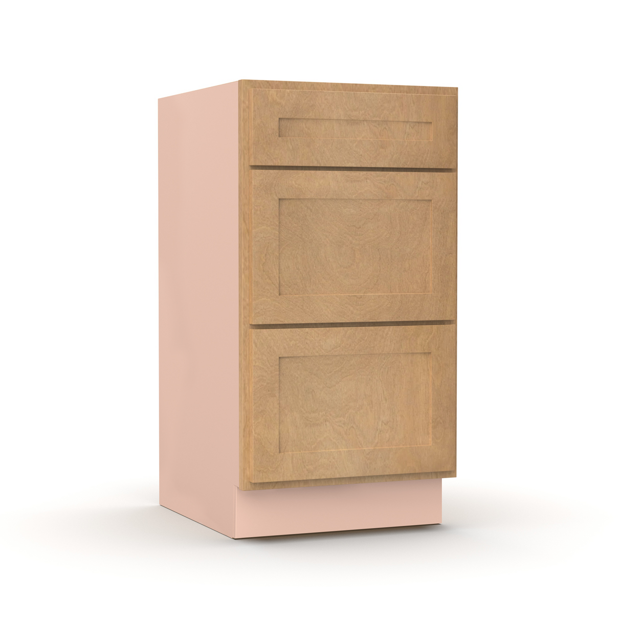 Liberty Shaker Karamel - 18 Inch Vanity Drawer Base Cabinet - 18" Width x 34.5" Height x 21" Depth